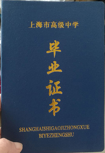 上海市川沙中学2019年高中毕业证样本图  第2张